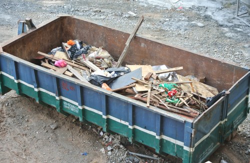 Professional property clearance team working in Surrey