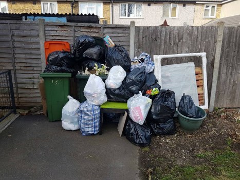 Property clearance team at work in Shacklewell