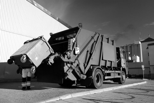 Property clearance team working on Enfield Highway