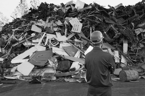 Property clearance team at work in a White City property