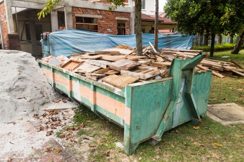 Overview of property clearance items being sorted