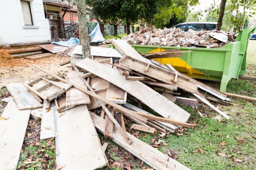 Property clearance team working in Longford