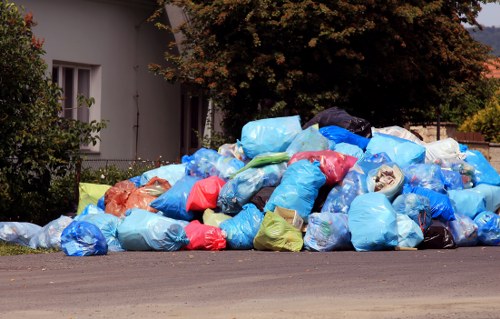 Satisfied customers with their cleared property.