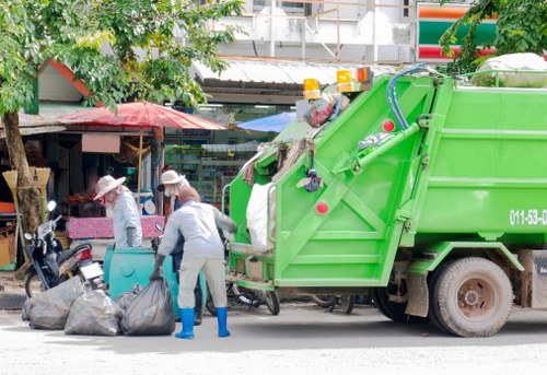 Diverse items being cleared from a Cranford property