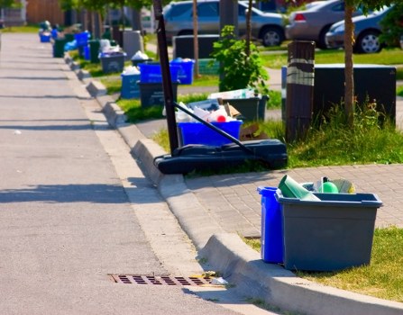 Eco-friendly waste removal during property clearance in Harlington.