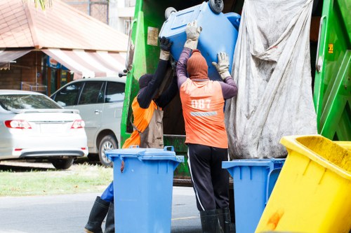 Commercial property clearance in action.